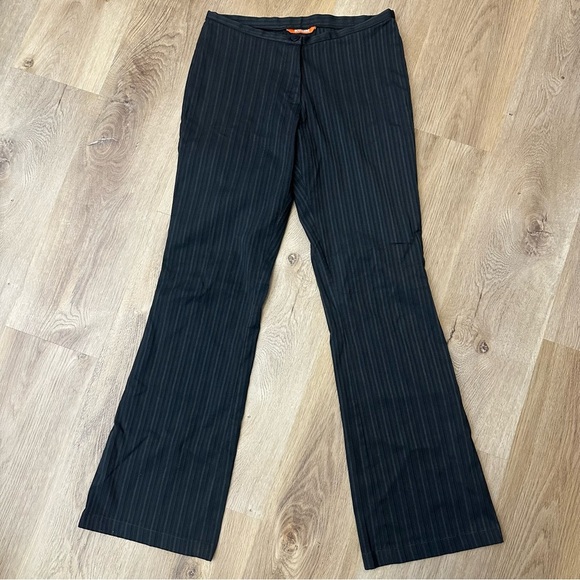 Scullers Black Pinstripe Trousers size 28 - Picture 1 of 5